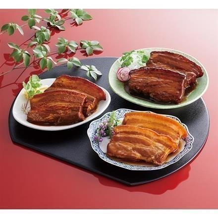 至福の和食　賛否両論　3種の豚角煮セット(6本)