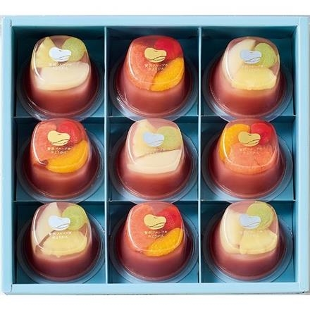ひととえ 贅沢フルーツの水ようかん(9個)