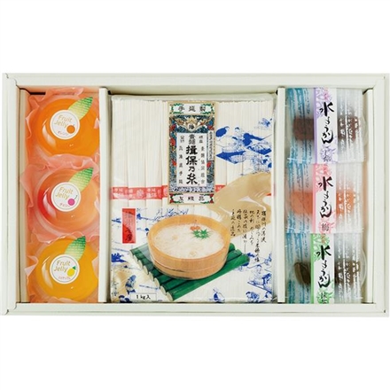 揖保乃糸 素麺・デザートセット(紙箱)