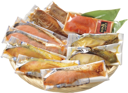 万越屋　ごはんがすすむ！レンジで簡単海の幸食べ比べセット