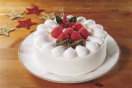 2503:ボンオーハシ　クリスマス生クリームデコレーション6号