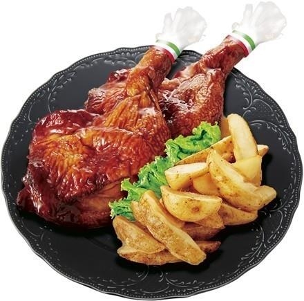 2548:国産鶏のローストレッグセット　【ご予約限定品】