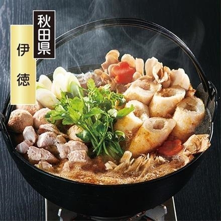 大館 伊徳 比内地鶏きりたんぽ鍋 (３～４人前)