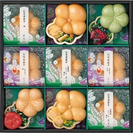 京都・辻が花 お茶漬・お吸物最中(9杯)