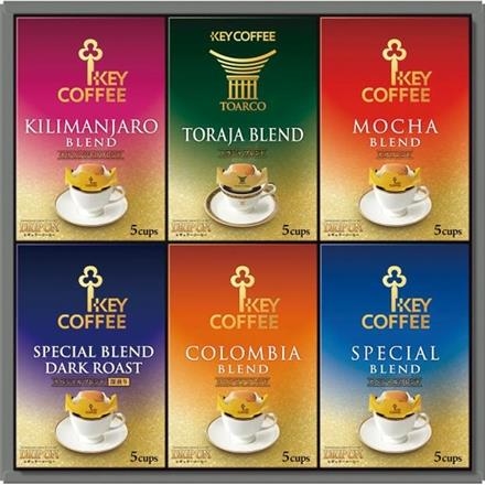 キーコーヒー ドリップオンコーヒーギフト(30杯)