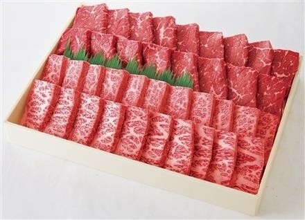 GF005栃木県産　安心飼育牛（交雑牛）　焼肉用盛り合せ　550ｇ