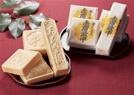 GF141赤石屋赤石最中１０個入（白餡×４個、黒餡×６個）