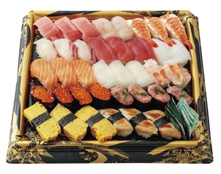 03：上にぎり寿司(本まぐろ中とろ入り)38貫1パック