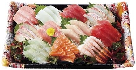 07：本まぐろ中とろ入りお刺身盛合せ11点盛