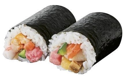 03：【茜】海鮮上太巻きづくし2本＜ハーフ2本セット＞　ご予約特典50P