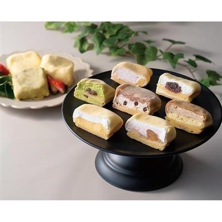 【早期割引】6067　和田又　７種の手包みもちっとクレープ（１０個）