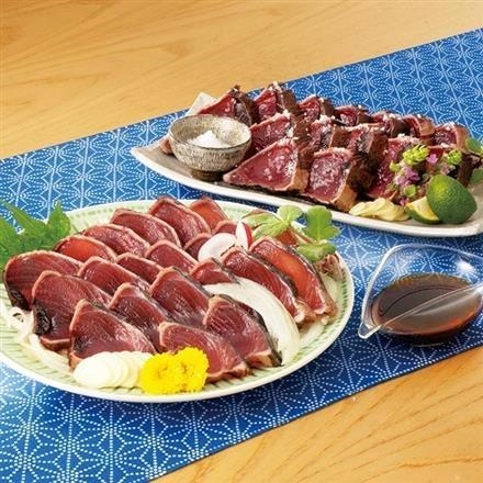 6089　明神水産 藁焼き鰹たたき小分けセット(塩・タレ付)