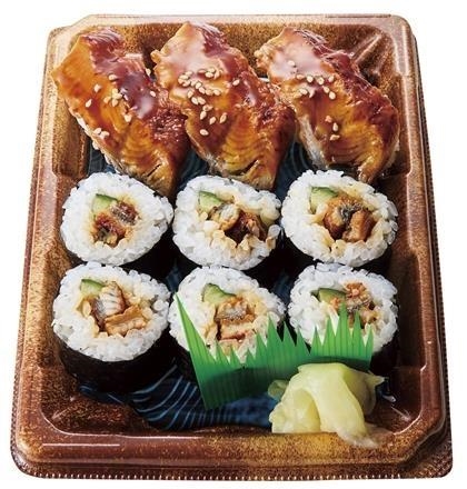 10:中国産　うなぎづくし寿司（うなきゅう巻）1パック