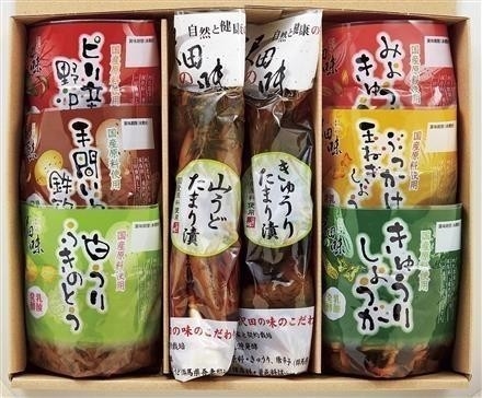 02M007あがつま農協　沢田漬物小袋　８点セット