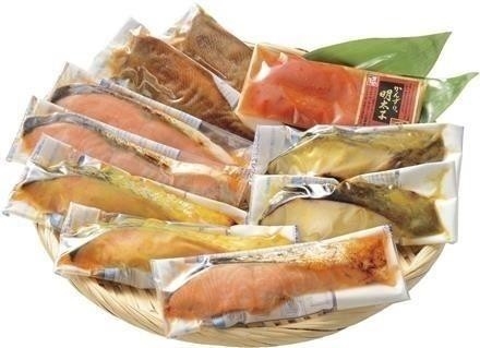 08F056万越屋ごはんがすすむ！レンジで簡単海の幸食べ比べセット
