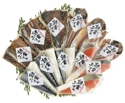 15F098能登より直送　朝食干物セット