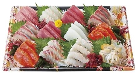 07：中とろ入りお刺身盛合せ（彩風）12点盛