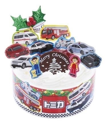 2632:不二家トミカクリスマスショートケーキ4号