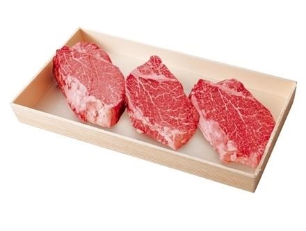 FR029はぐくみ赤城和牛ヒレステーキ用　店舗お渡し